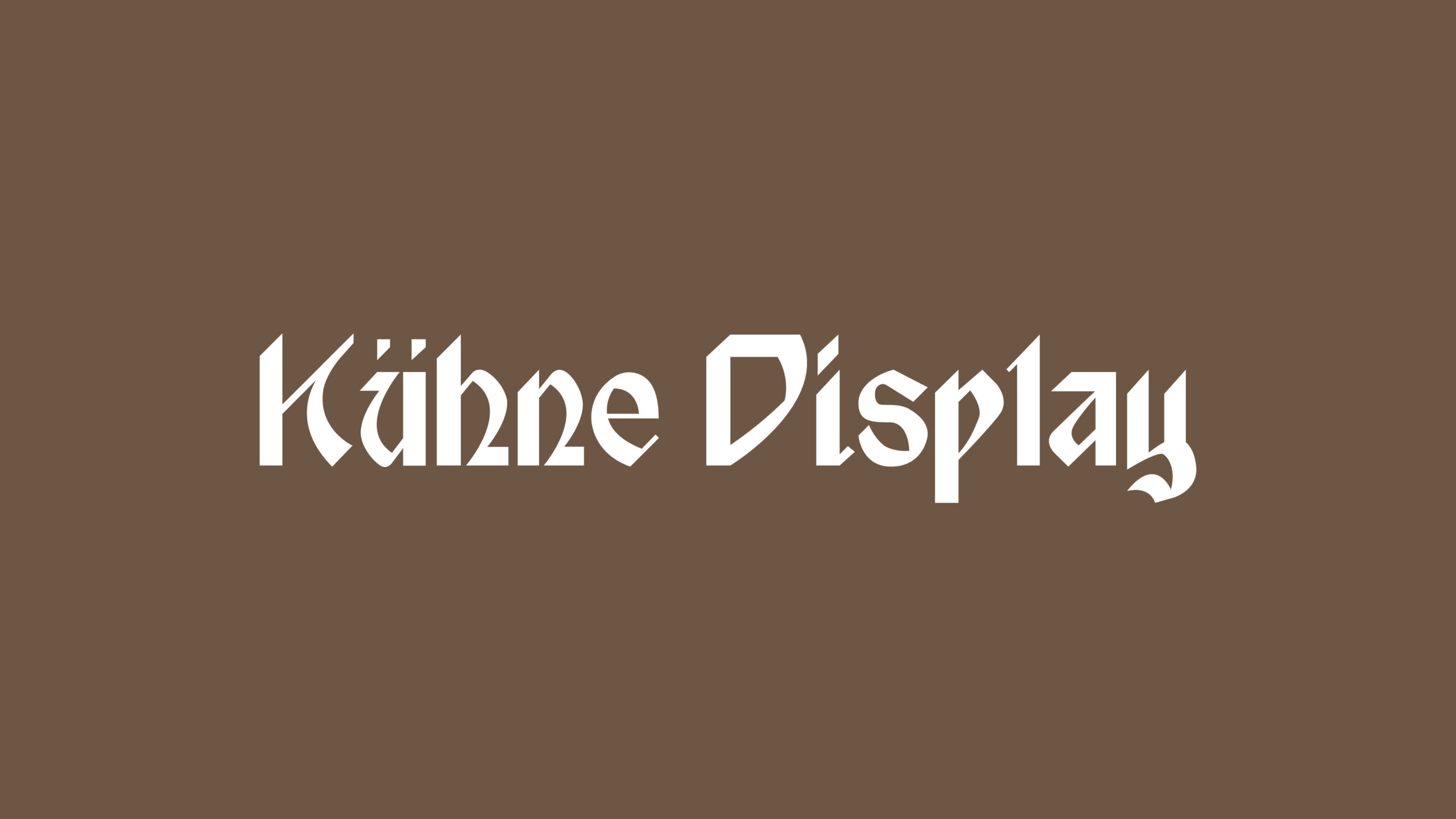 Khune Display – progetto di type design